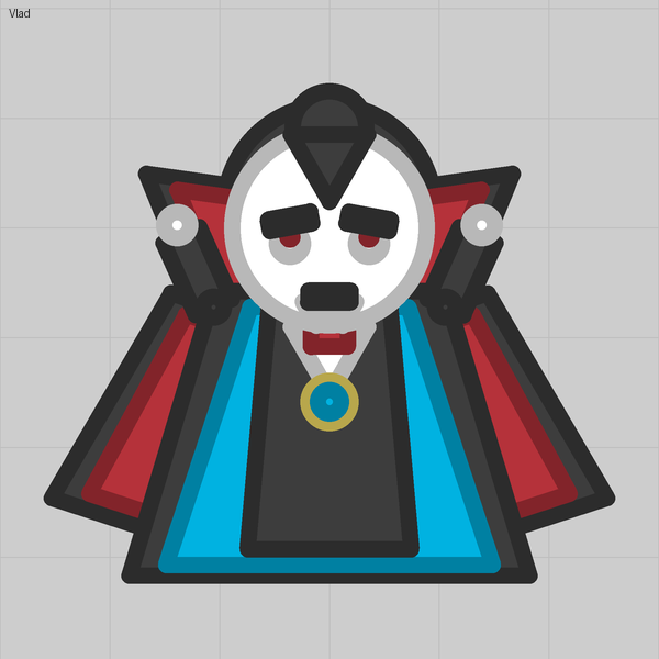 Vlad: a cape hem on a rear pivot